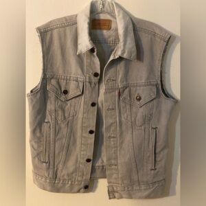 VINTAGE 80’s Levi's Men's Denim Trucker Vest